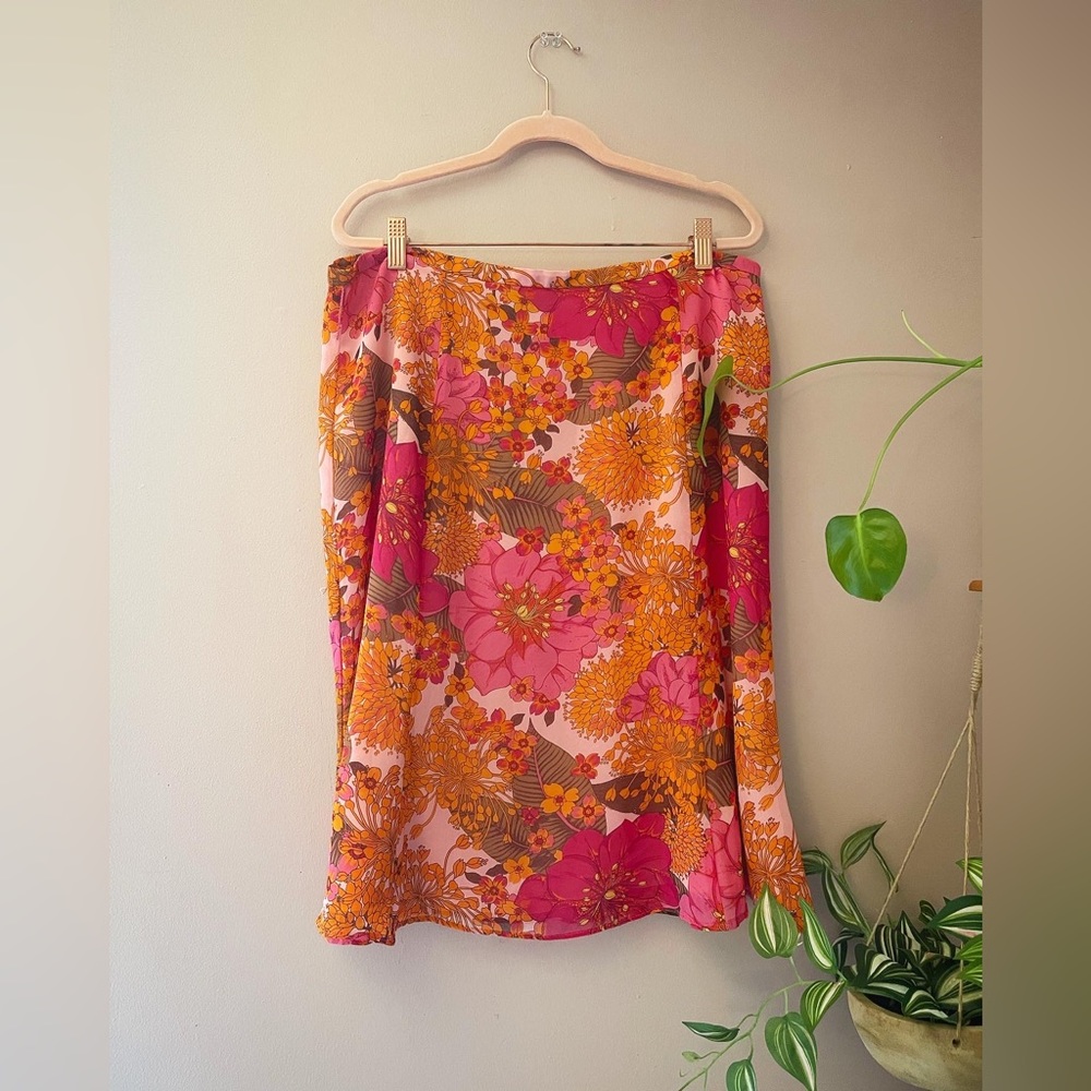 Y2K Floral Skirt